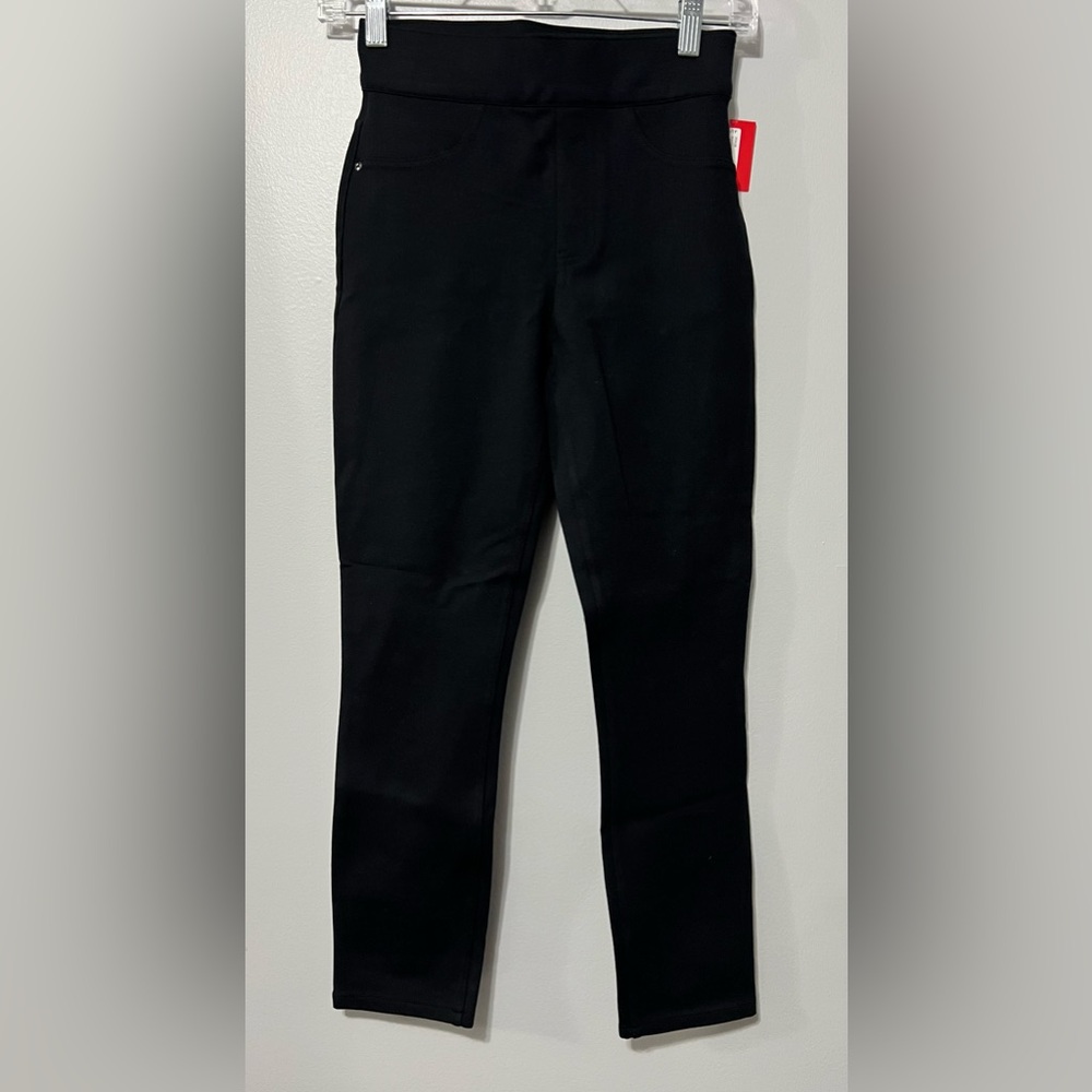 NTW SPANX 4 Pocket Skinny Ponte Black Leggings XS